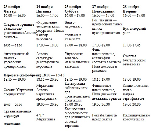Programma